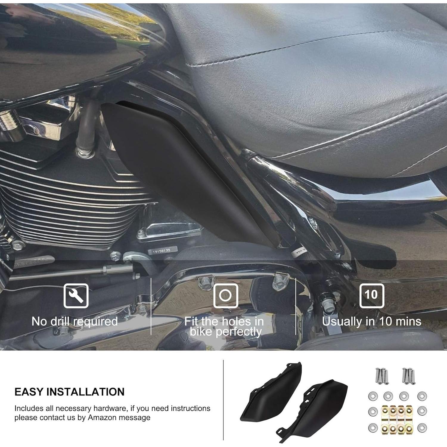 Deflectores de Aire Mid-Frame Kiwi Master para Harley 2009-2024