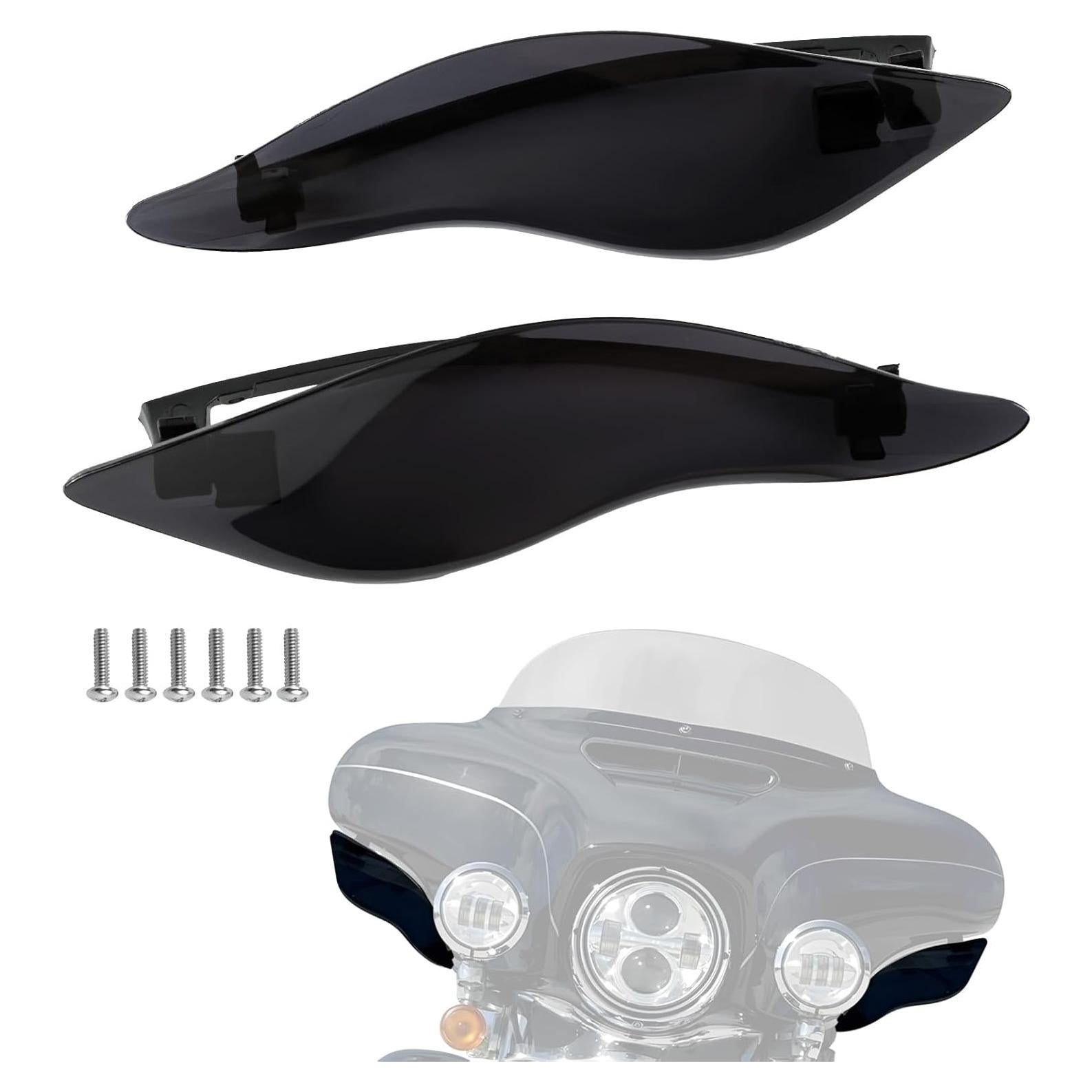 Deflectores de Aire Ajustables LuxeMoto para Harley 2014-2023