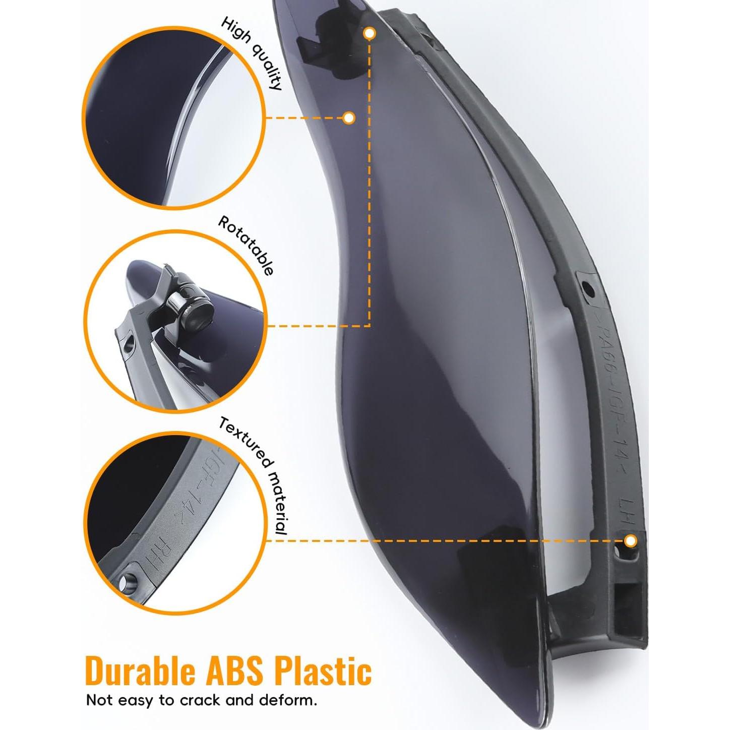 Deflectores de Aire Ajustables LuxeMoto para Harley 2014-2023