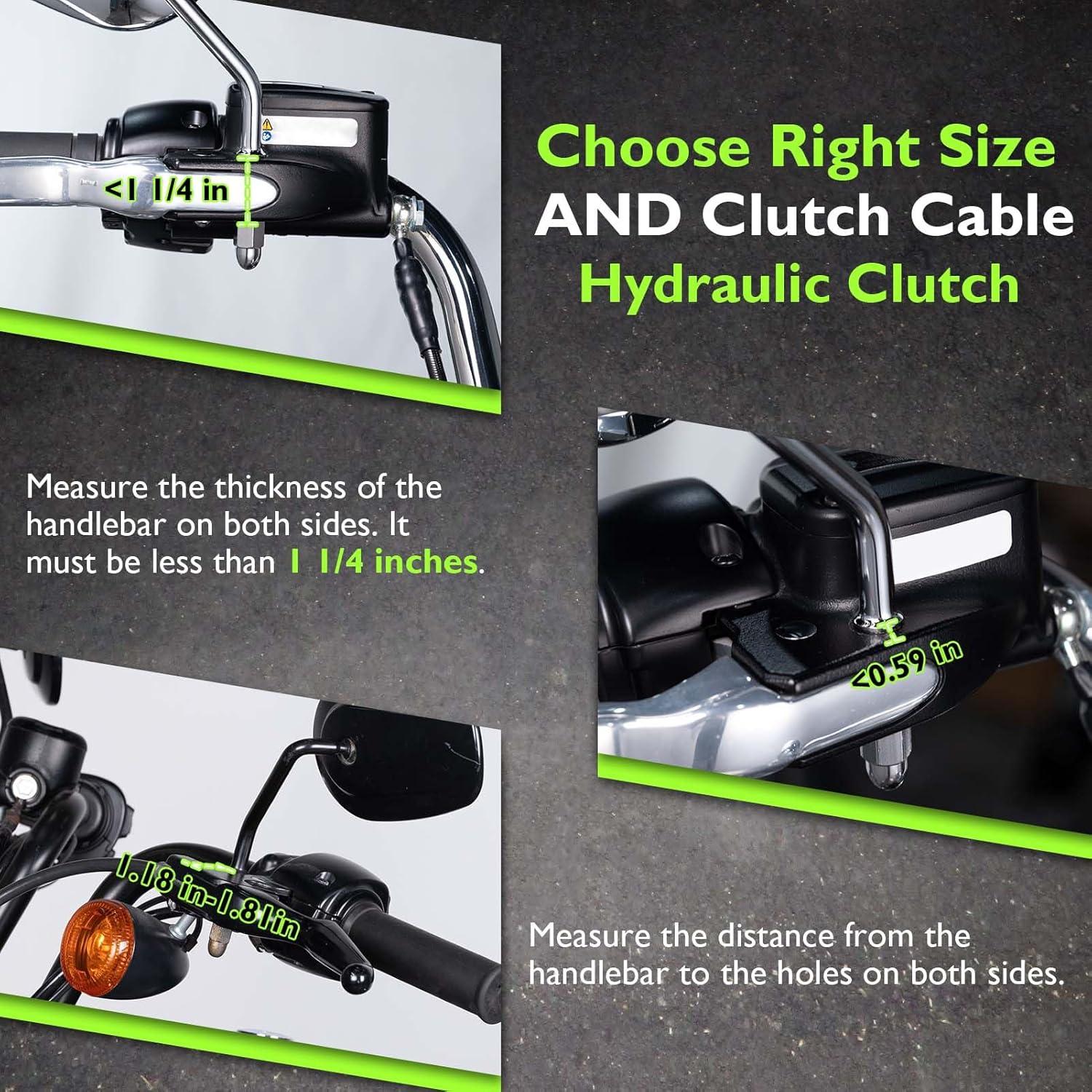 Protectores de Manos Mofun para Motocicleta 2007-2025 Negro