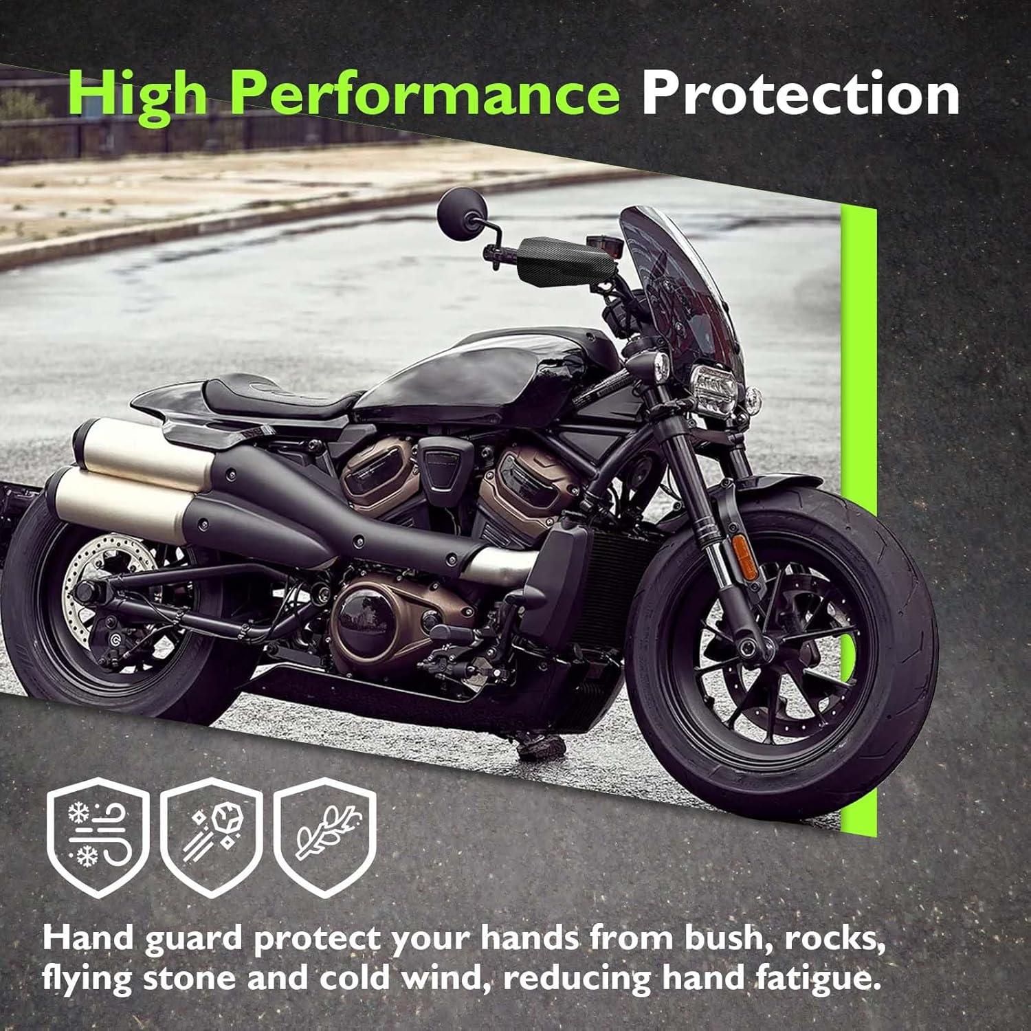 Protectores de Manos Mofun para Motocicleta 2007-2025 Negro