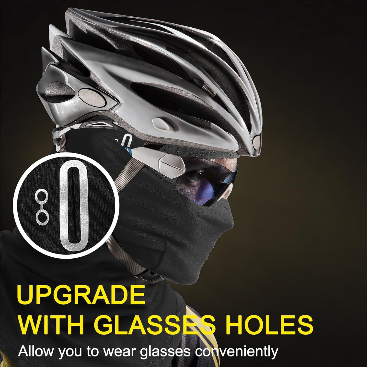 Pasamontañas de Motocicleta Negro - Alta Elasticidad UPF50+