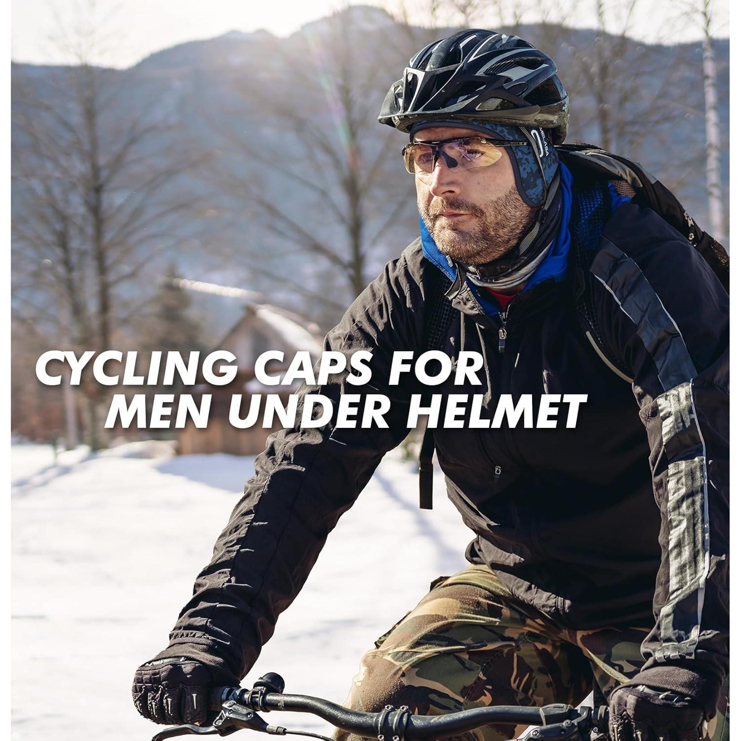 Gorro Térmico MELASA de Forro Polar para Ciclismo - Negro
