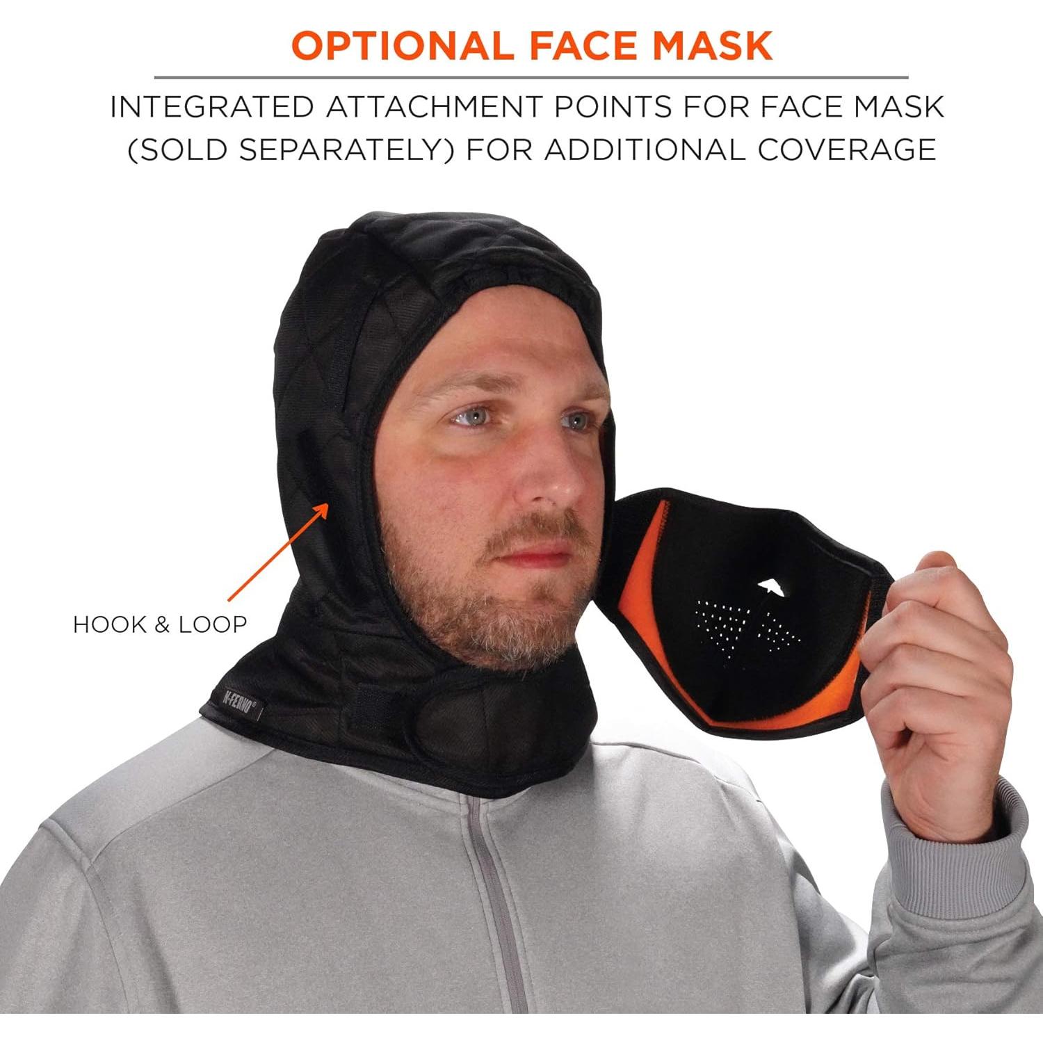 Forro de Casco de Invierno Ergodyne N-Ferno 6867 2-PK Negro