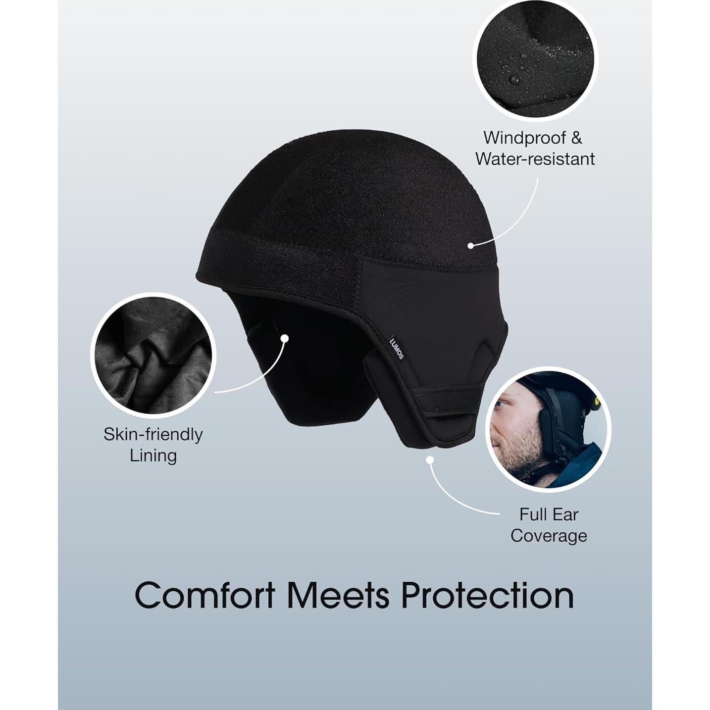 Liner de Invierno Lumos para Casco de Ciclismo - Caliente y Resistente al Agua