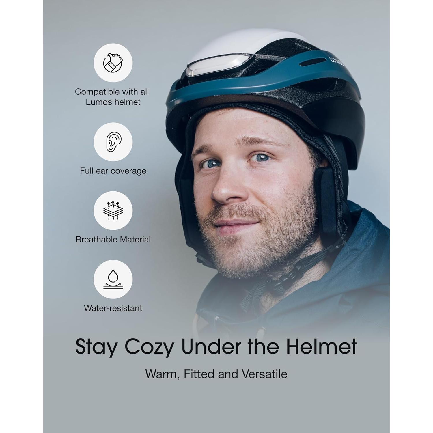 Liner de Invierno Lumos para Casco de Ciclismo - Caliente y Resistente al Agua