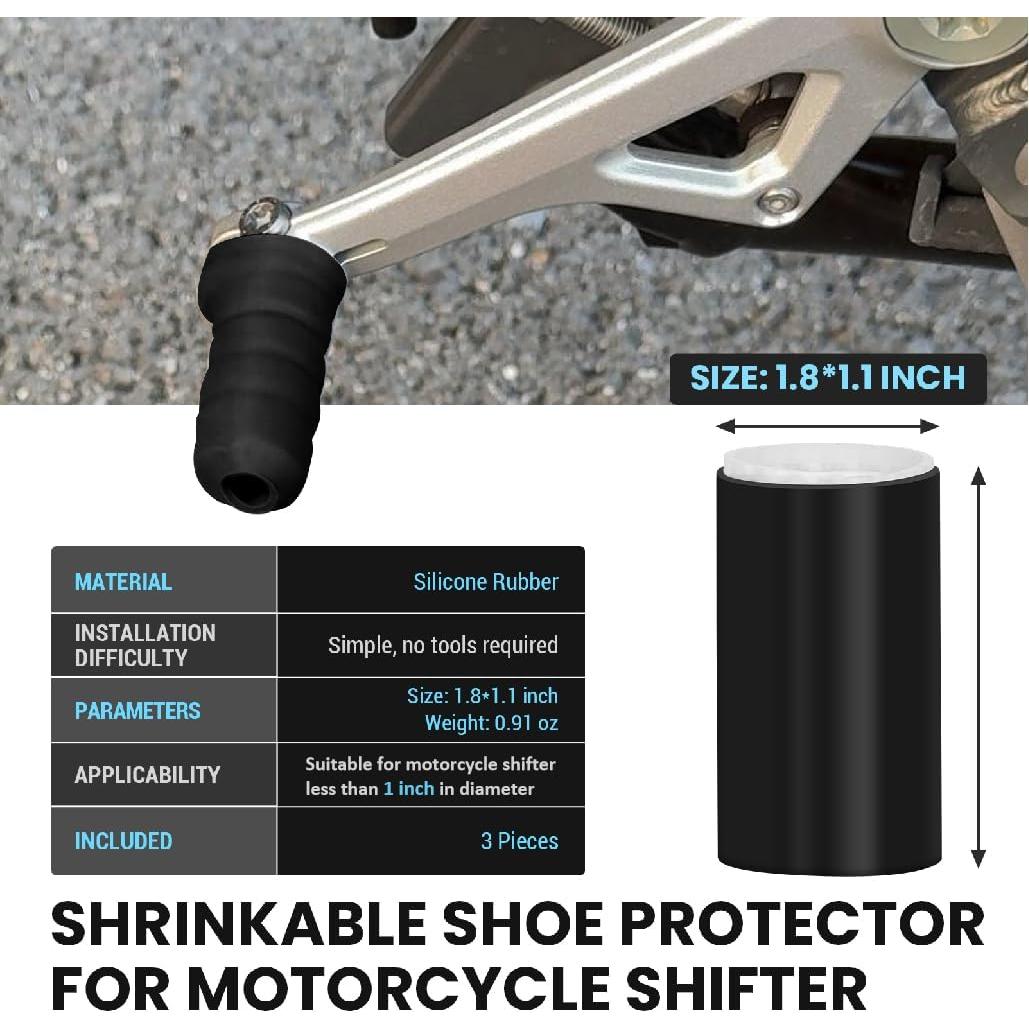 Protector de Zapatos KAMBOLLY para Cambiador de Motocicleta 3PCS