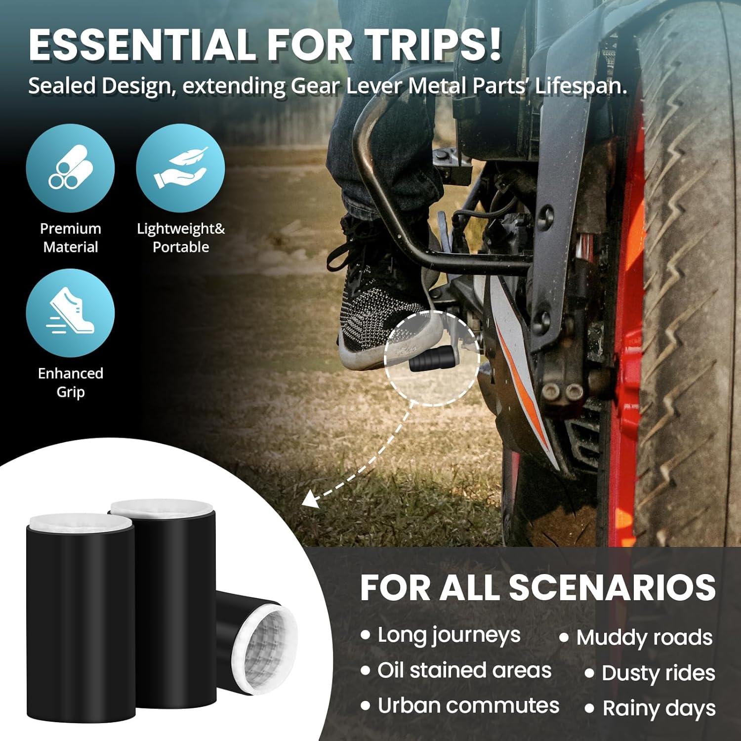 Protector de Zapatos KAMBOLLY para Cambiador de Motocicleta 3PCS