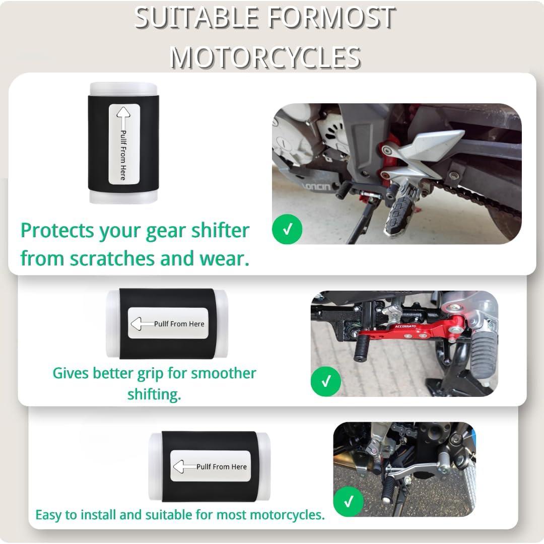 Protector de Zapatos de Motocicleta Puobao - 4 Piezas