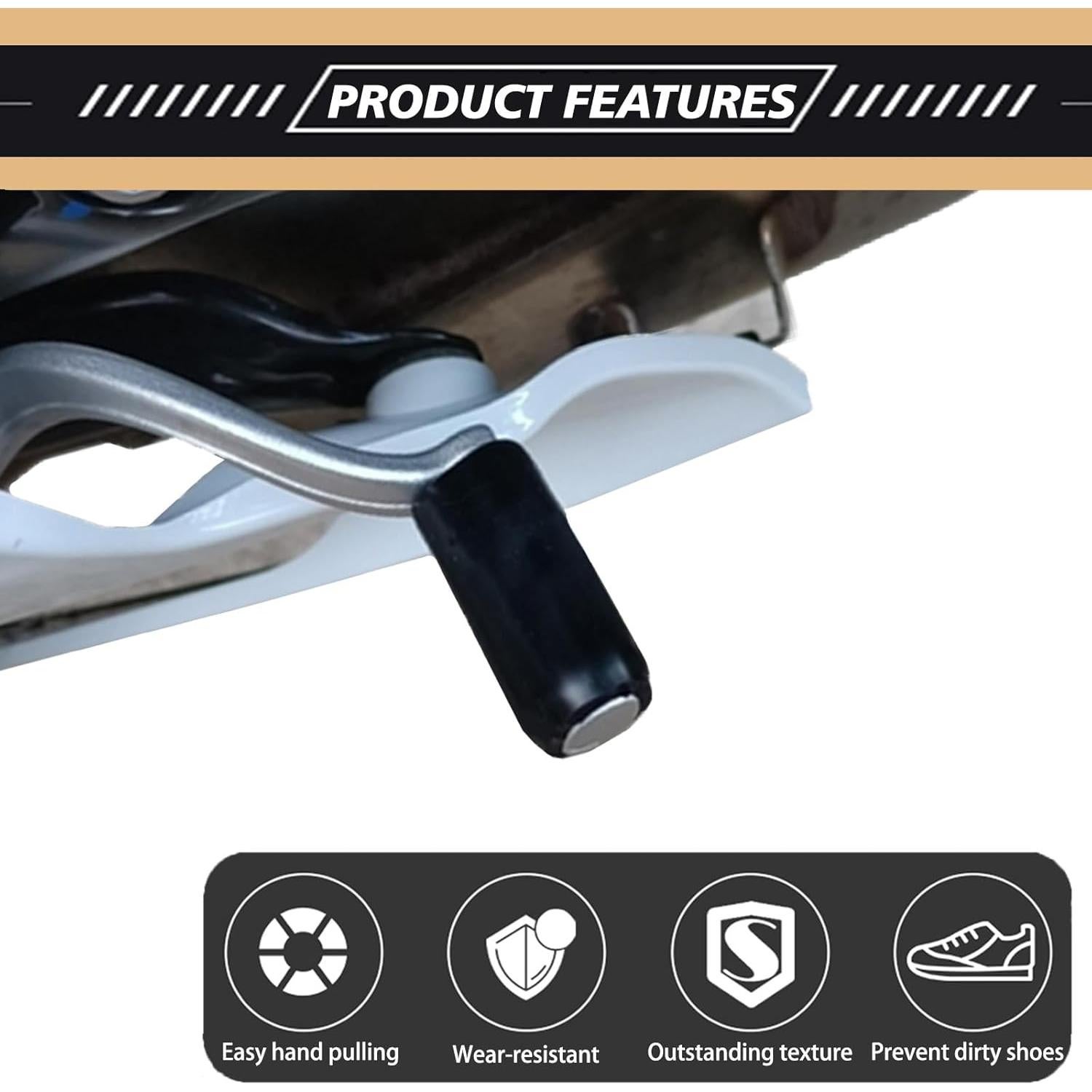 Cubierta de Cambiador de Motocicleta Wayofcha 2PCS Silicona