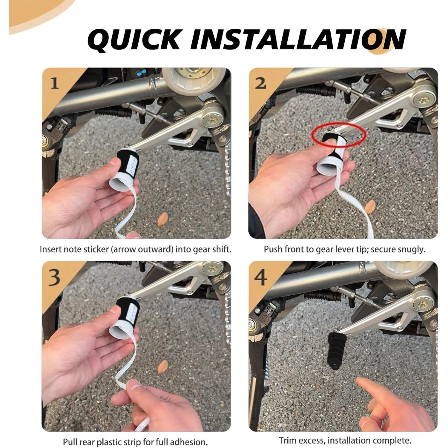 Cubierta de Cambiador de Motocicleta Wayofcha 2PCS Silicona