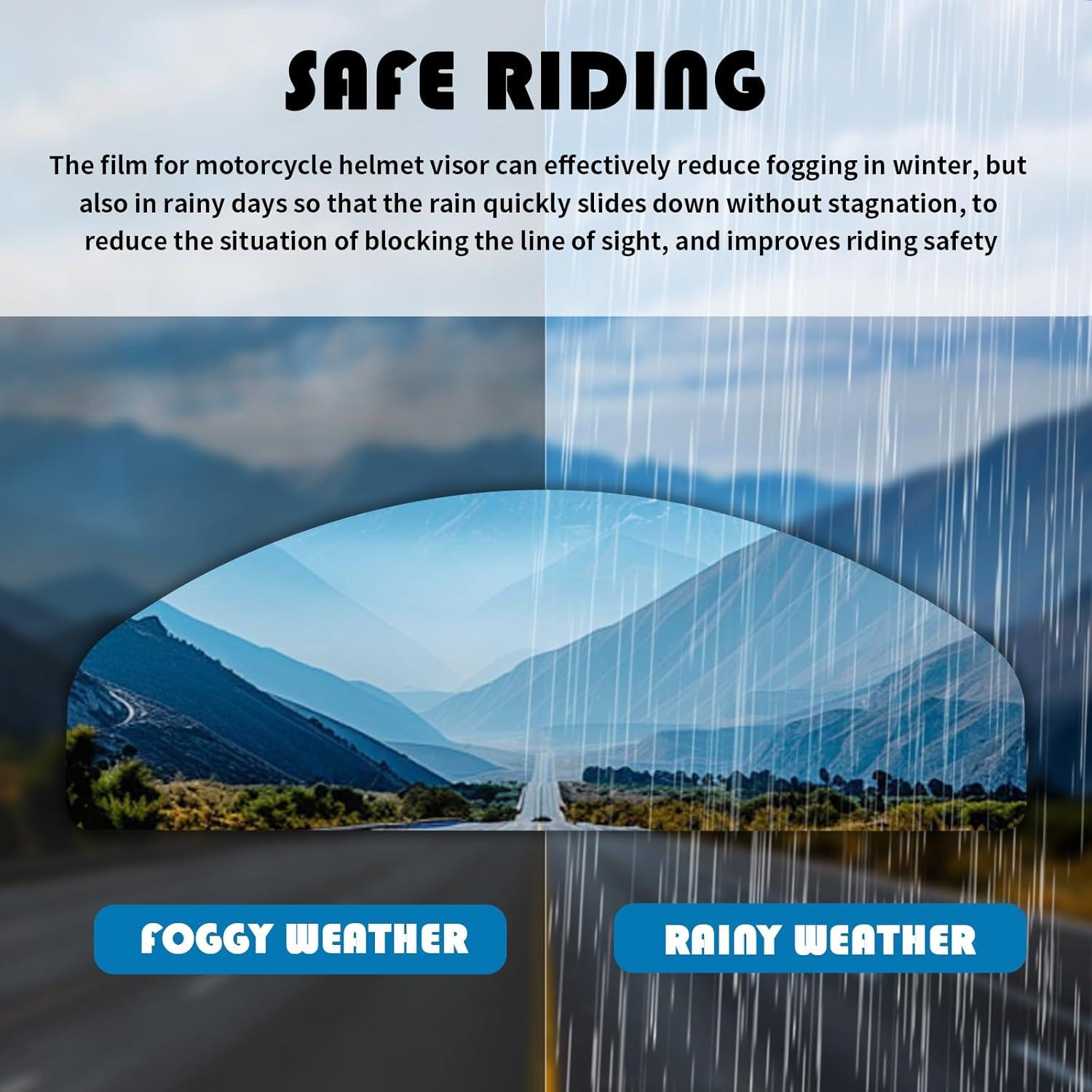 Película Antivaho para Visera de Casco YGDMD 24.6x8.9cm