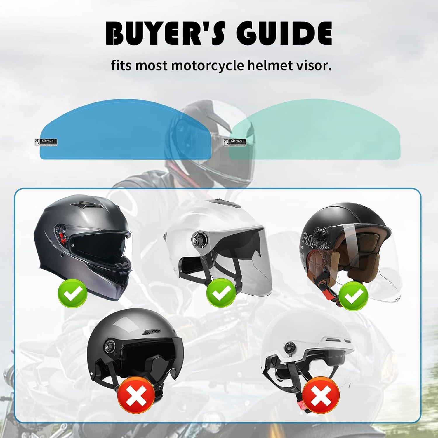 Película Antivaho para Visera de Casco YGDMD 24.6x8.9cm