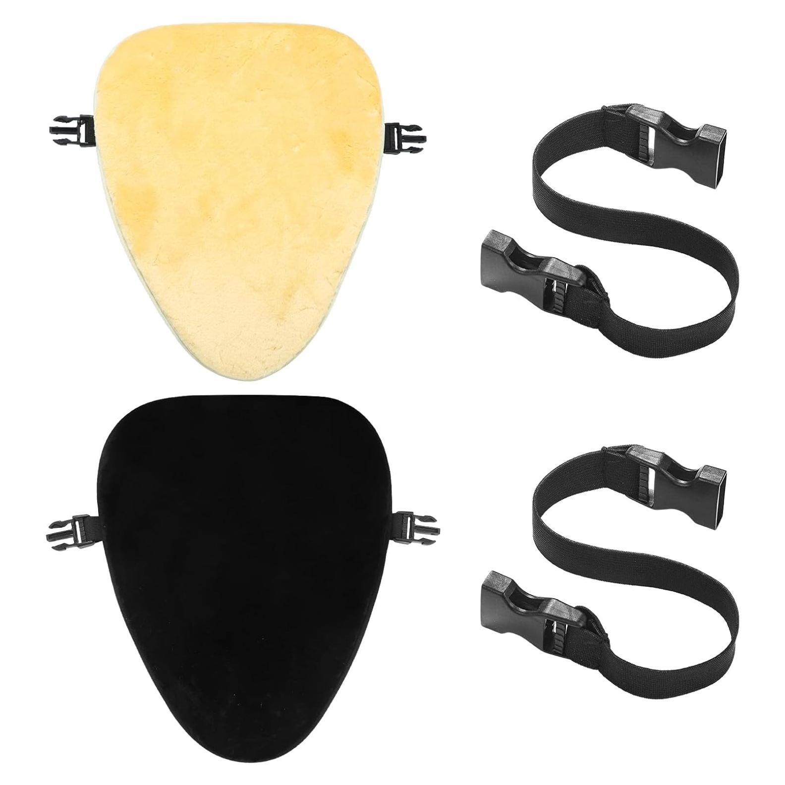 Funda de Asiento de Motocicleta Datanly JIA1448 Piel de Oveja 30x38cm