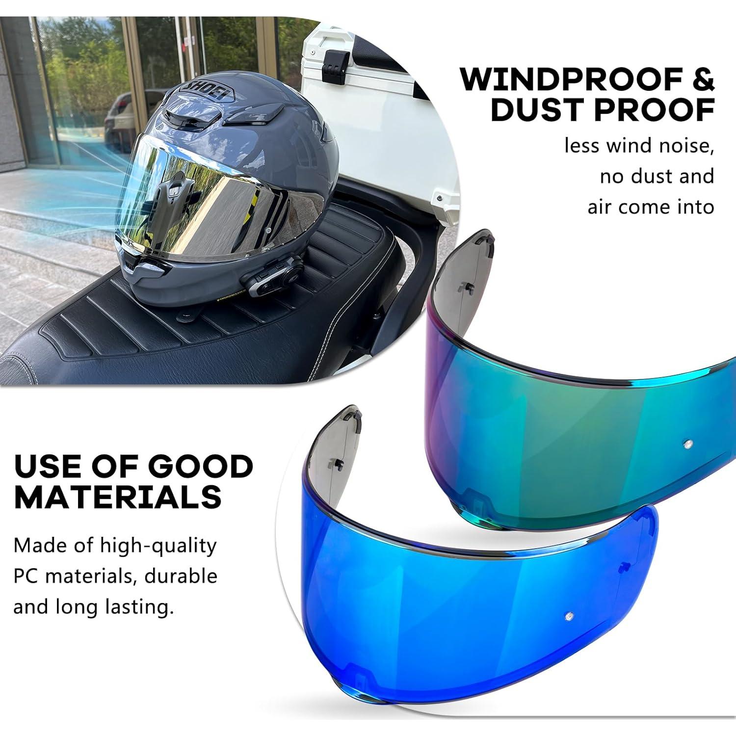 Visera de Casco XINGWU Plata para Sedici Strada 2/3 y FF801/FF397