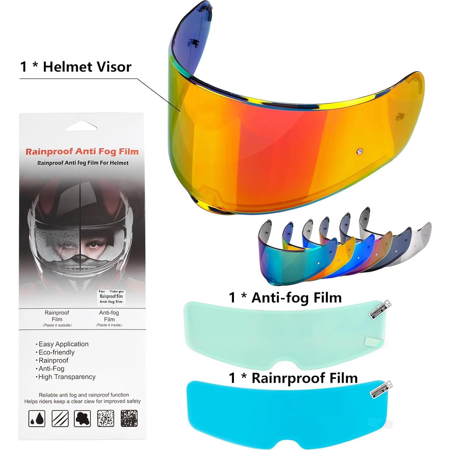 Visera de Casco XINGWU Plata para Sedici Strada 2/3 y FF801/FF397