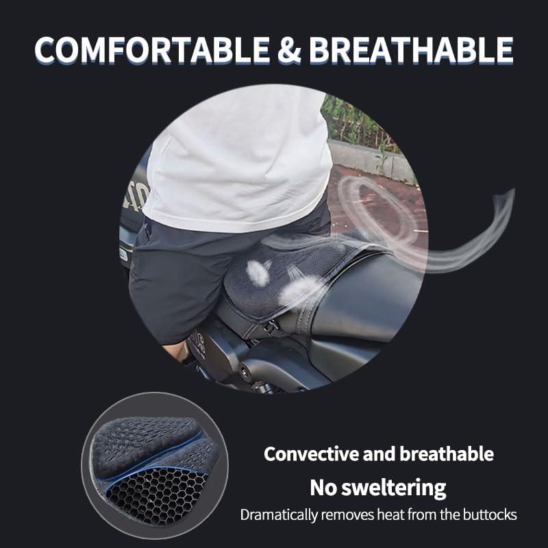 Cojín de Asiento de Gel Feiteplus con Estructura 3D Antideslizante