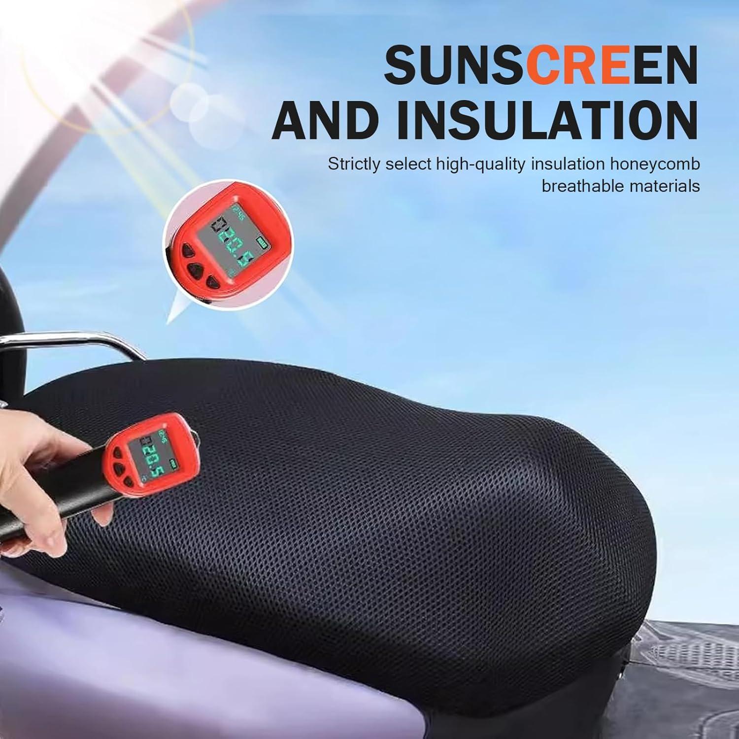 Funda de Asiento de Motocicleta Opuweiy 95x60cm Antideslizante