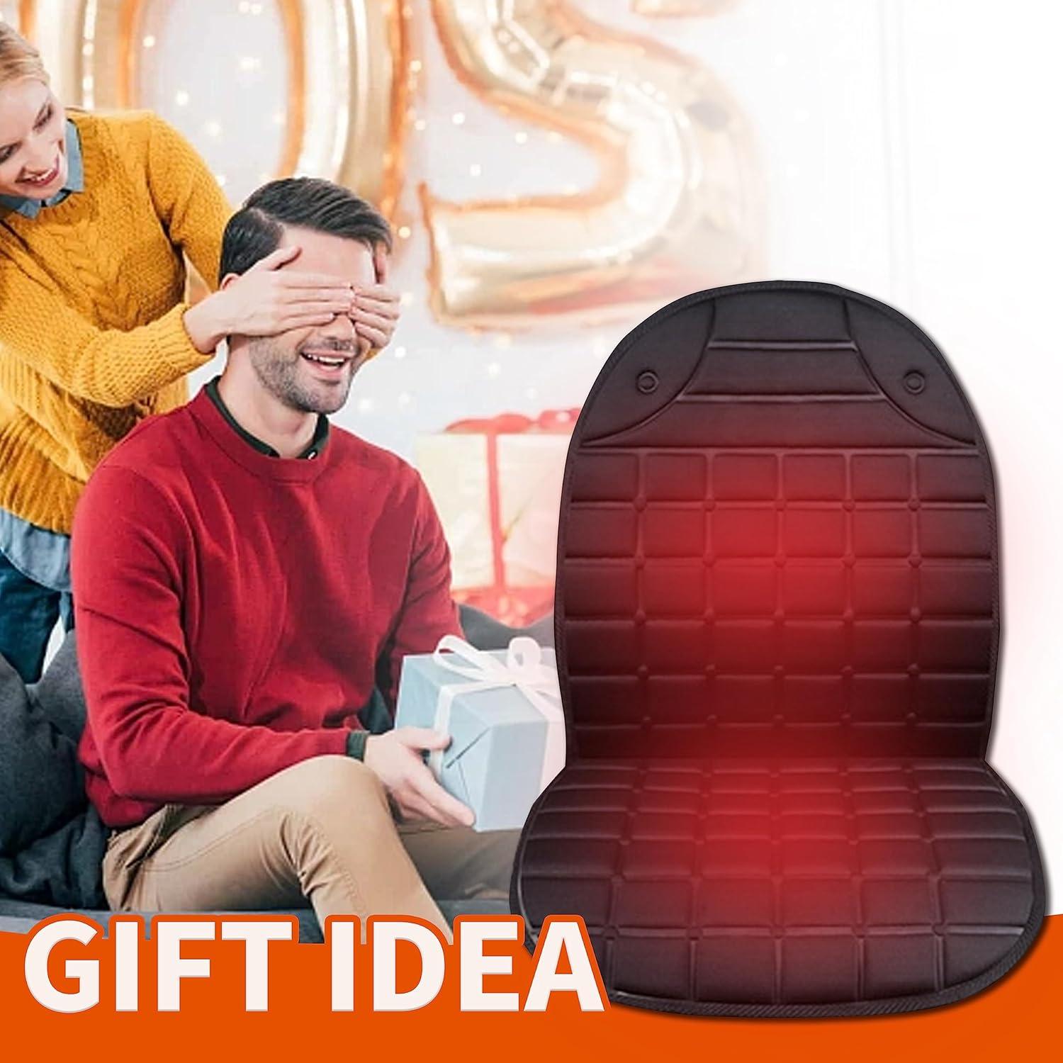 Cubiertas de Asiento Calentadas Usoway, 2 Temperaturas, Negro