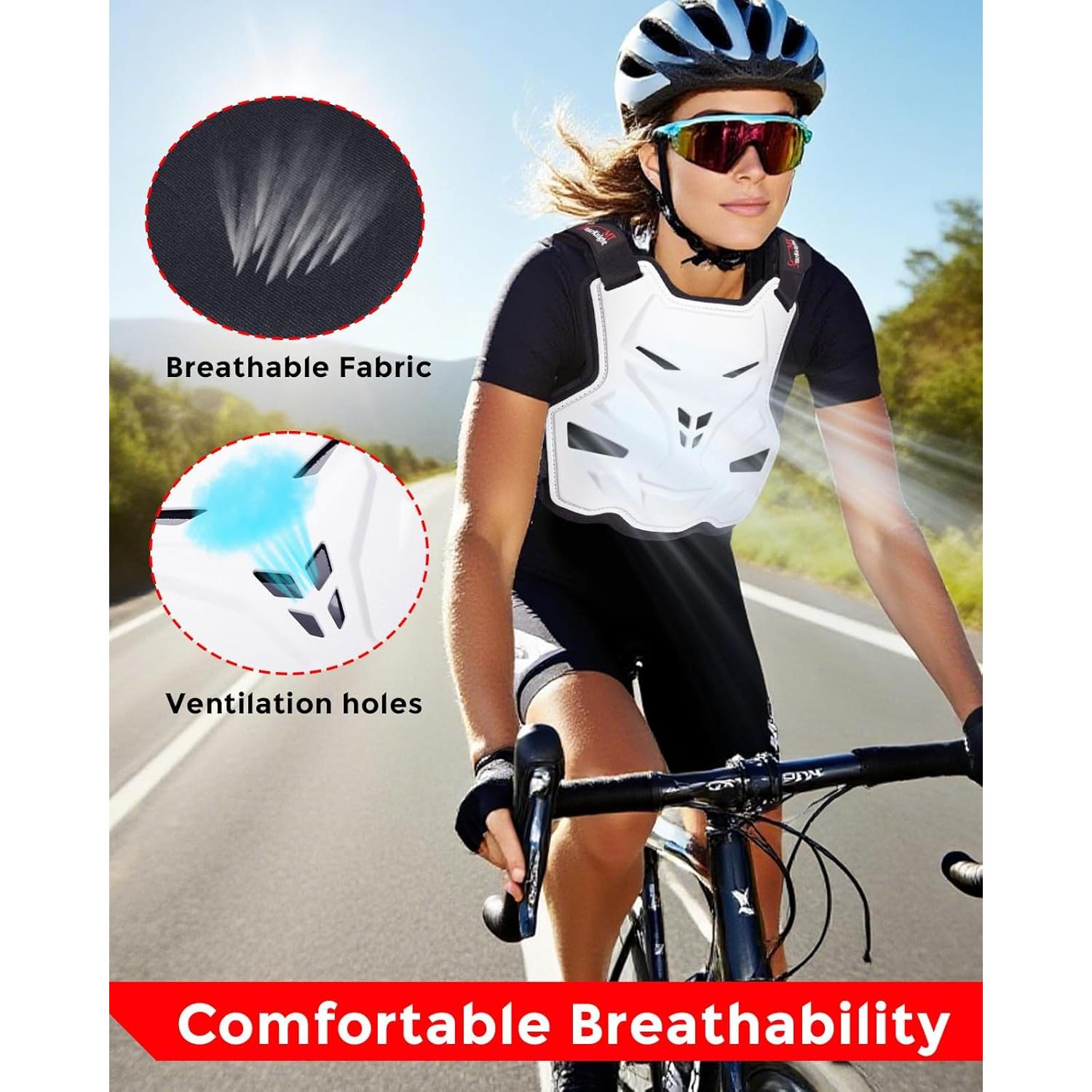 Armadura de Pecho StarknightMT Ajustable para Motocicleta