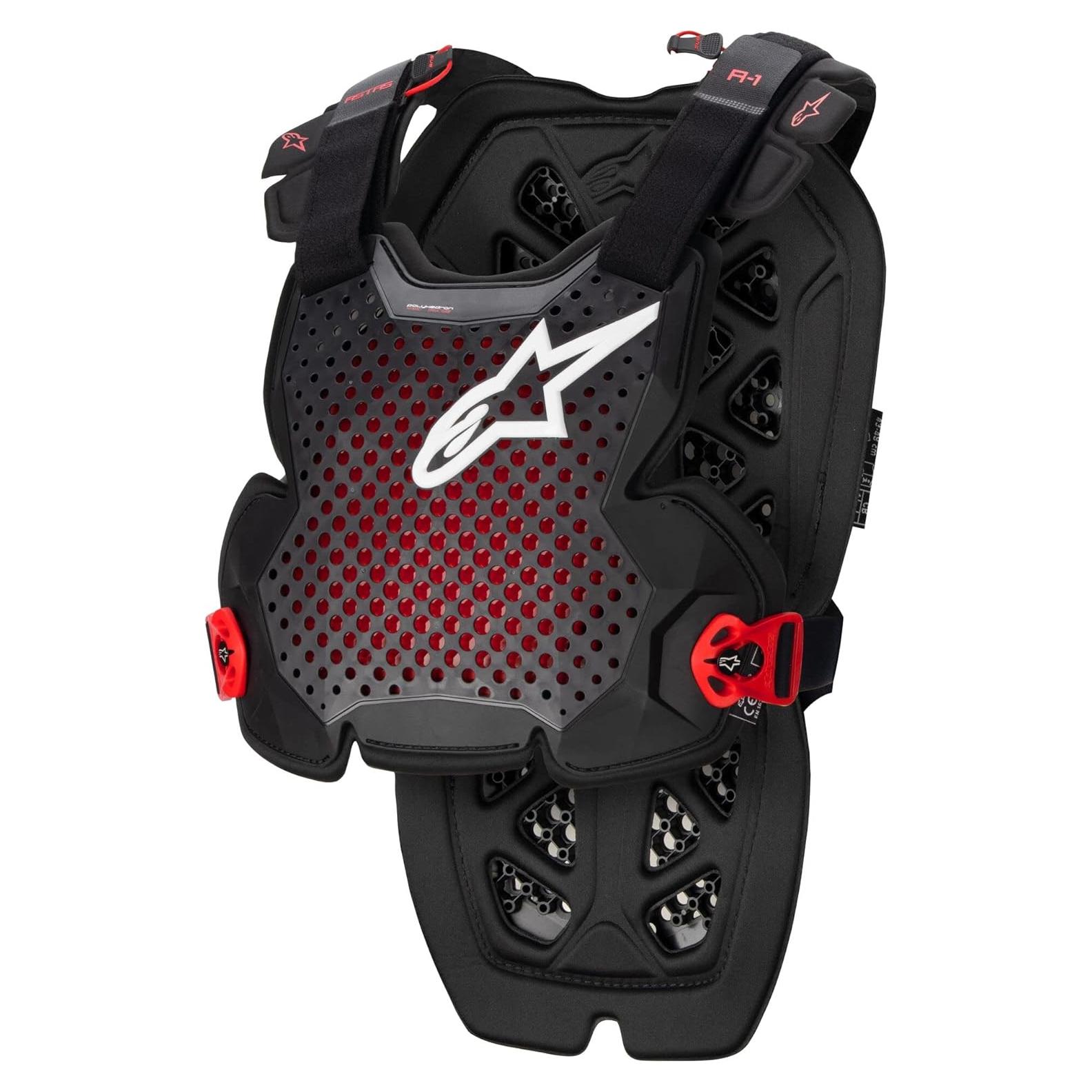 Protector de Pecho Alpinestars A-1 Antracita/Negro/Rojo M/L