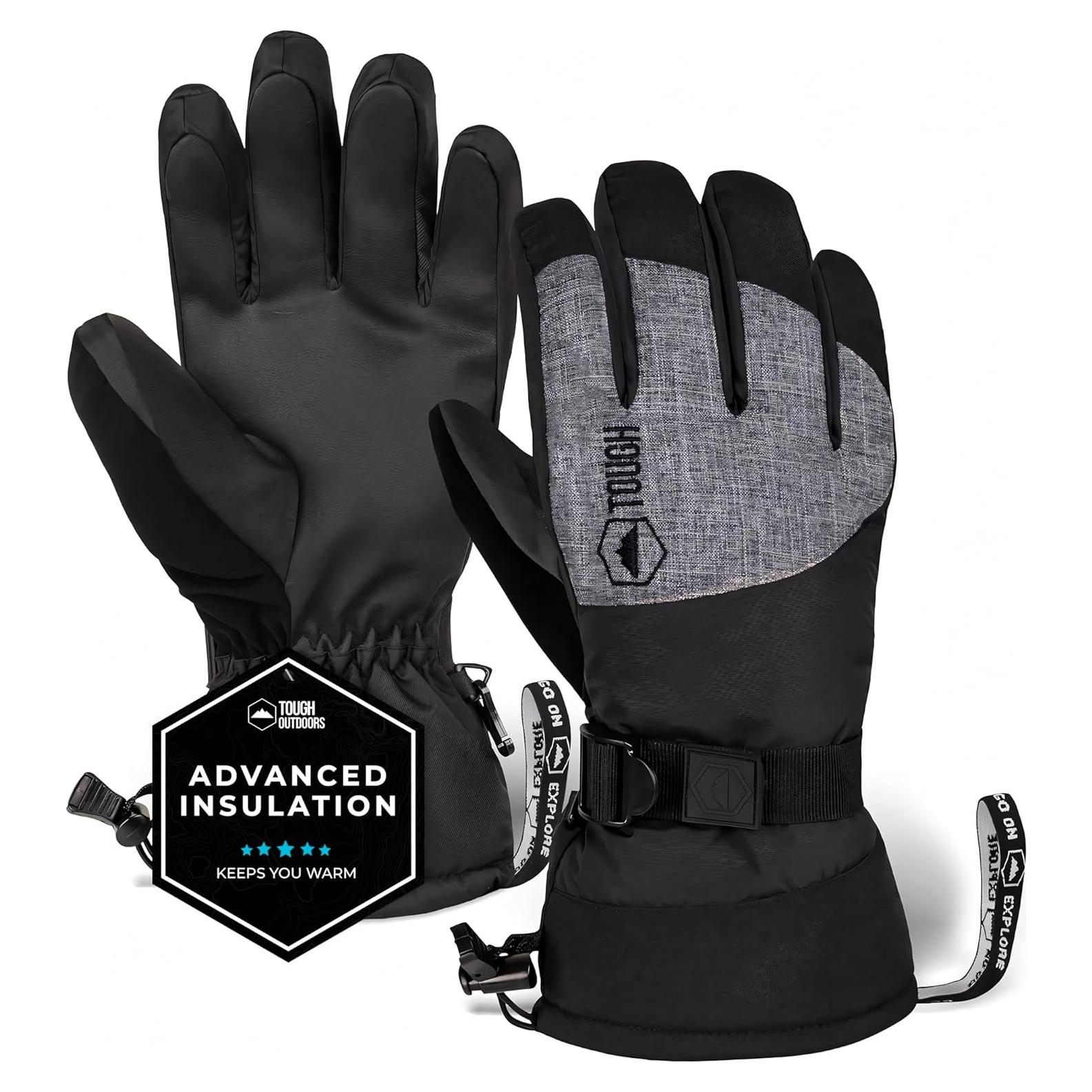 Guantes de Nieve Tough Outdoors X-Grande Impermeables y Aislados