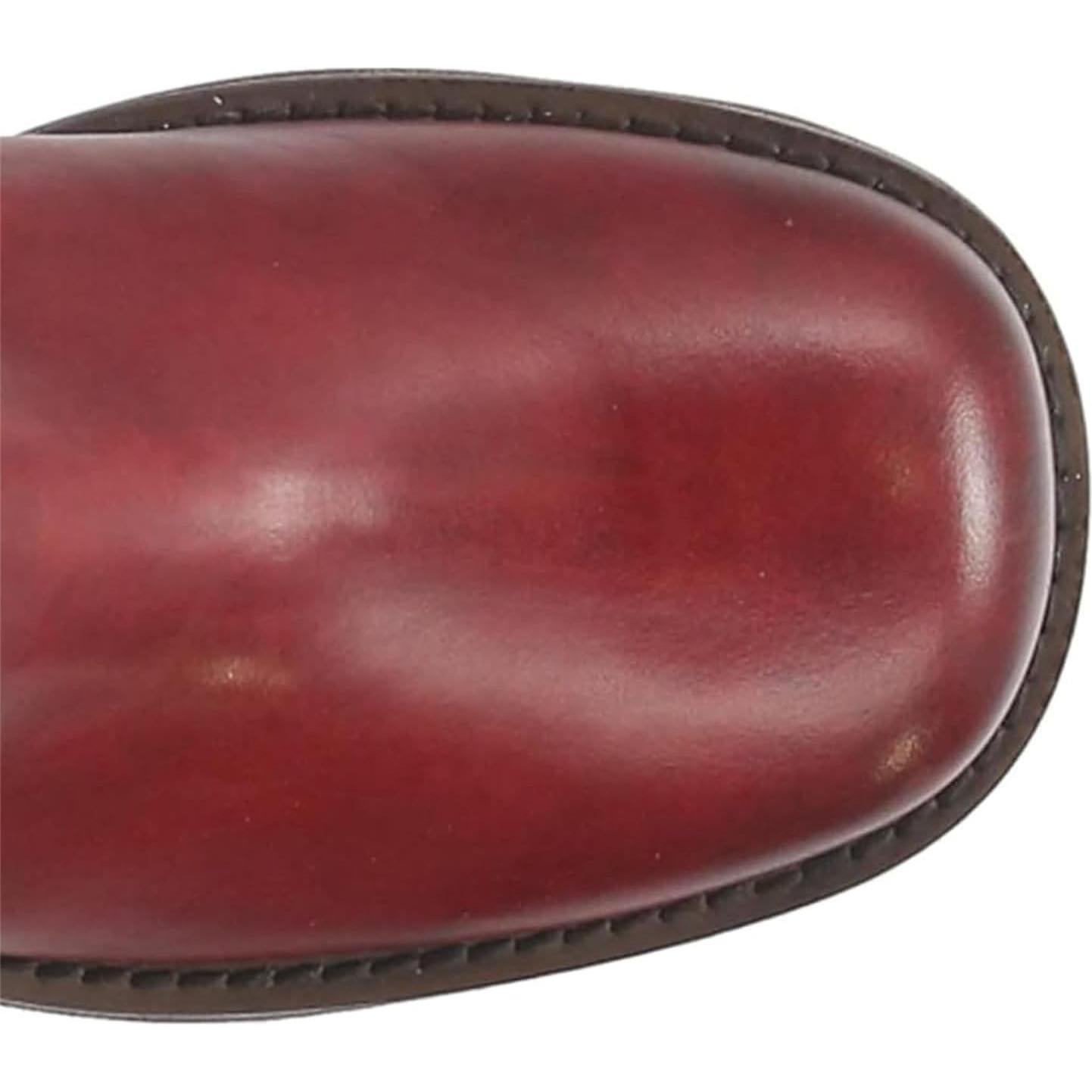 Botas de Motocicleta Goolita para Mujeres con Hebilla y Tacón 5cm