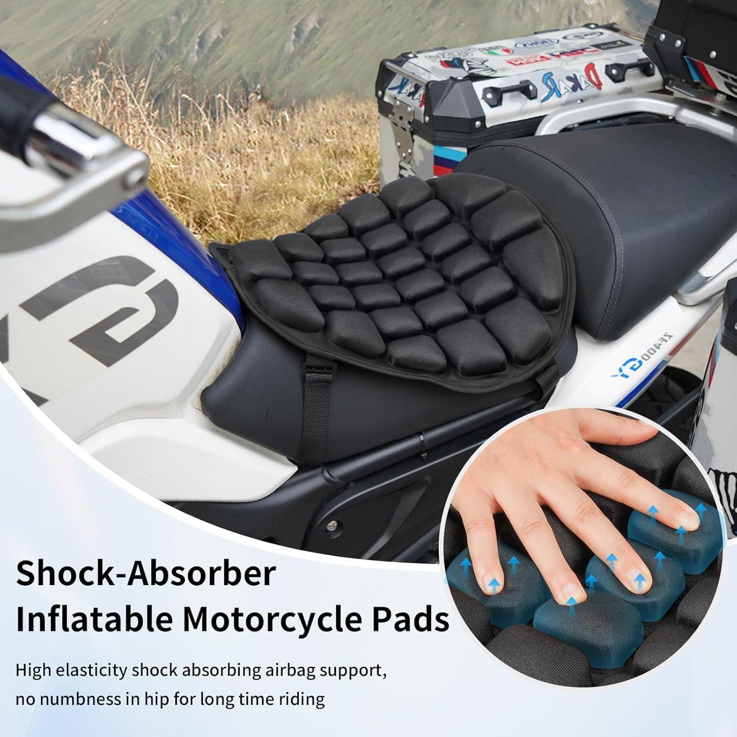 Funda Inflable para Asiento de Motocicleta JFT - Alivio Presión