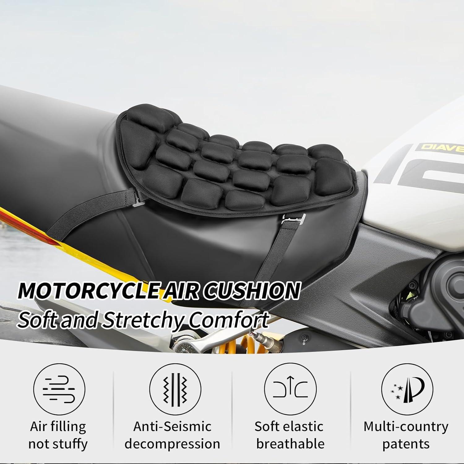 Funda Inflable para Asiento de Motocicleta JFT - Alivio Presión