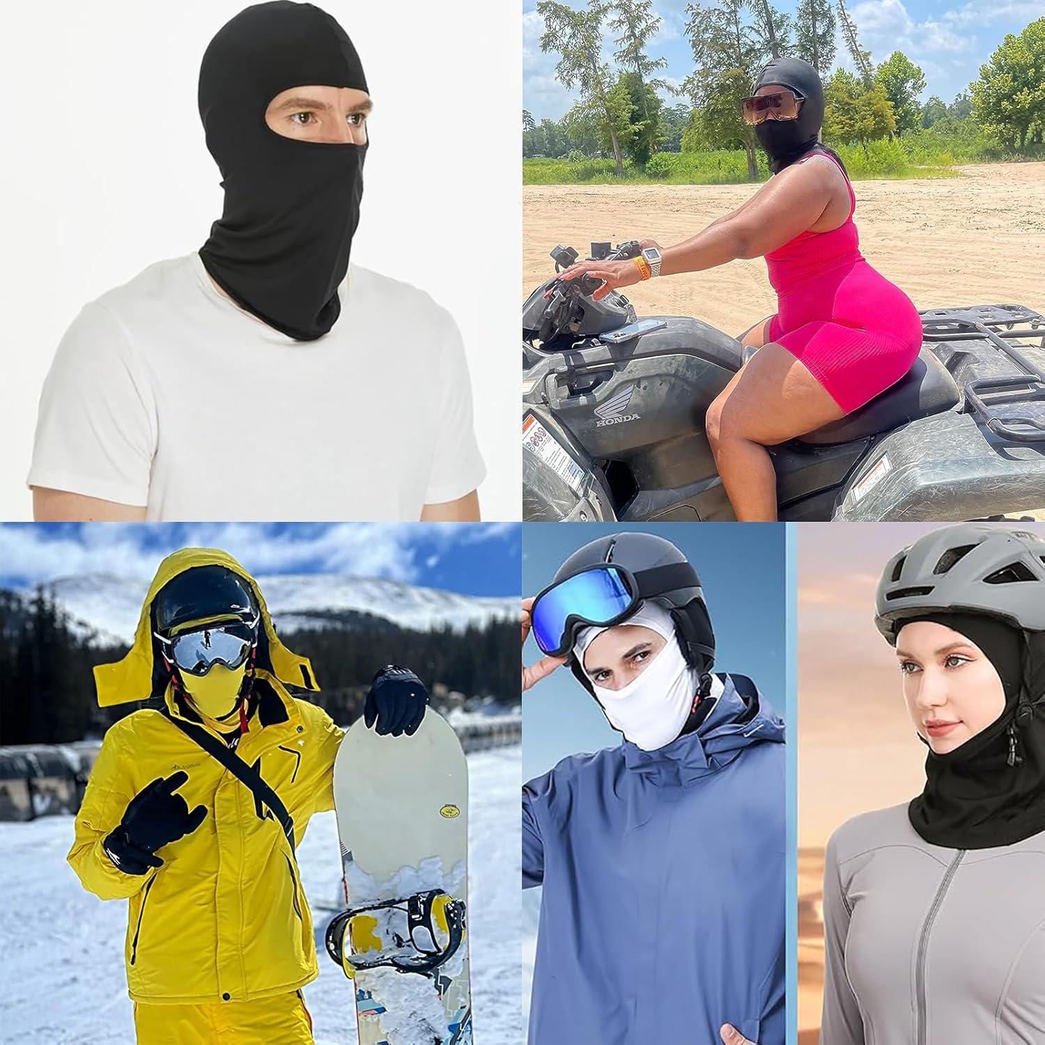 Máscara Balaclava 3 Piezas UV Protección Verano Invierno