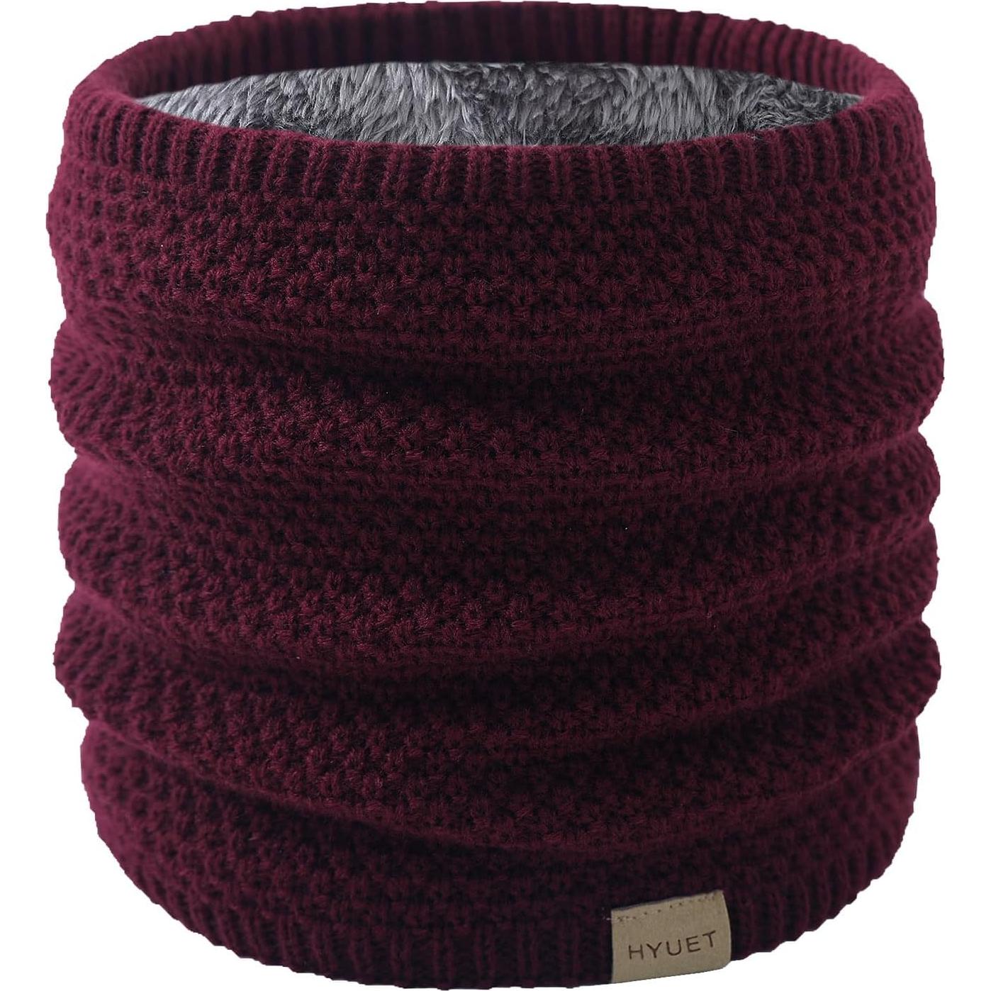 Gaiter de Cuello de Invierno HYUET para Hombres y Mujeres - Forro Polar