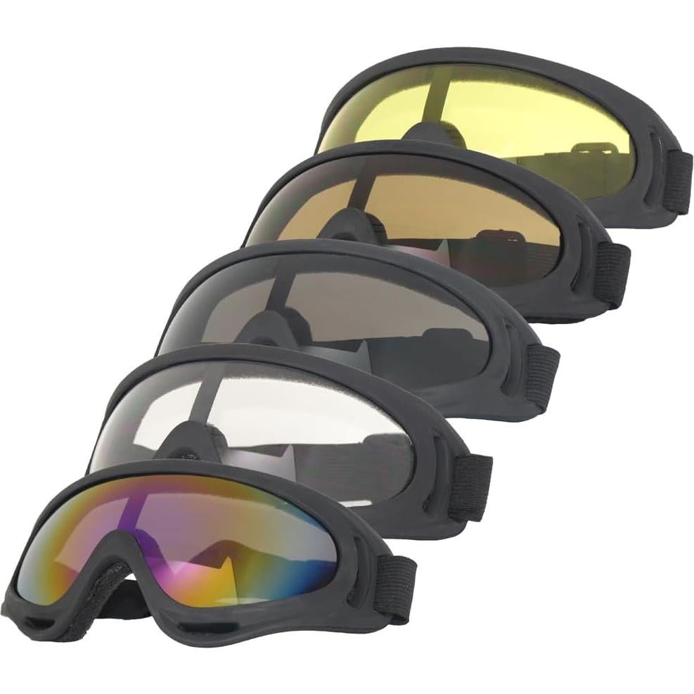 Juego de Gafas de Motocicleta y Gaiter para Cuello - 13 Piezas