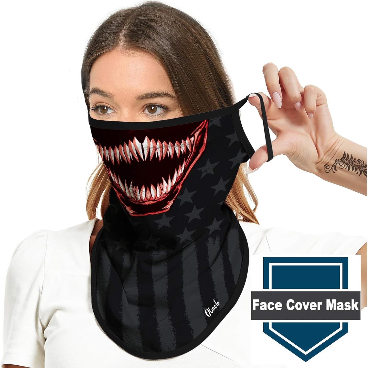 Mascarilla Bandana Obacle Unisex con Bucles y Gaiter Cuello