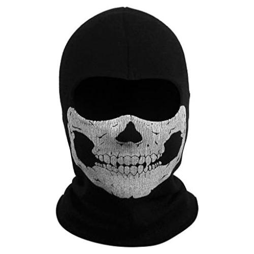 Balaclava Calavera Fantasma Negra para Hombres - Esquí y Ciclismo