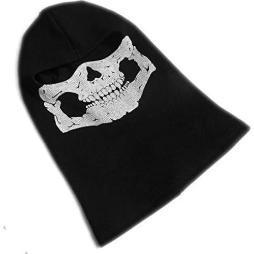 Balaclava Calavera Fantasma Negra para Hombres - Esquí y Ciclismo