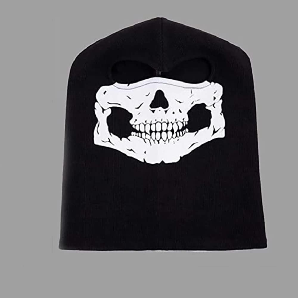Balaclava Calavera Fantasma Negra para Hombres - Esquí y Ciclismo