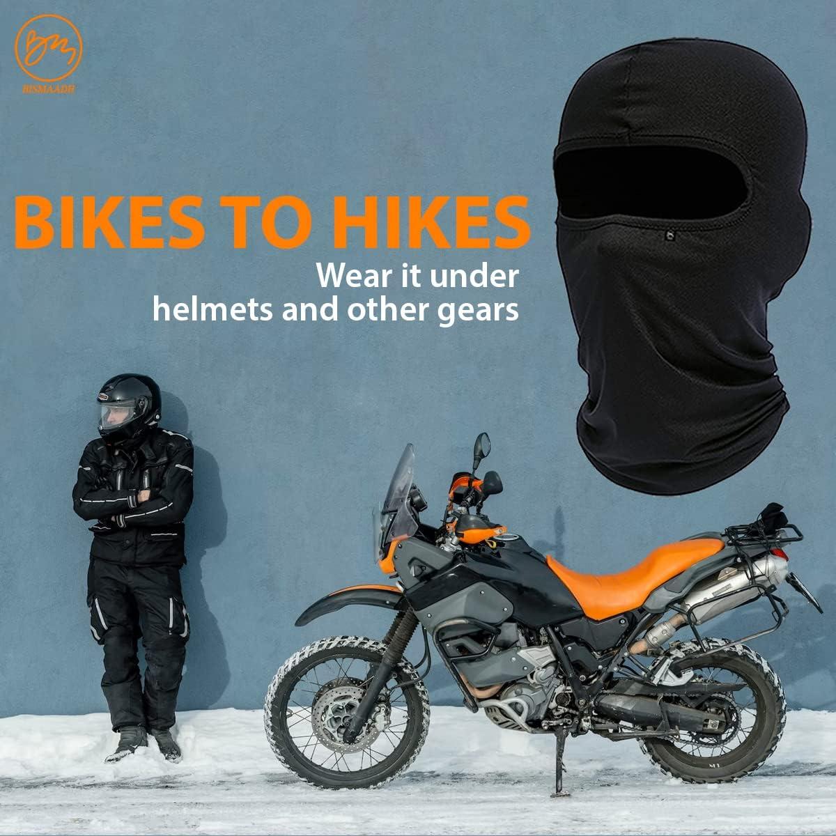Balaclava BISMAADH Gris Unisex - Máscara de Esquí y Ciclismo