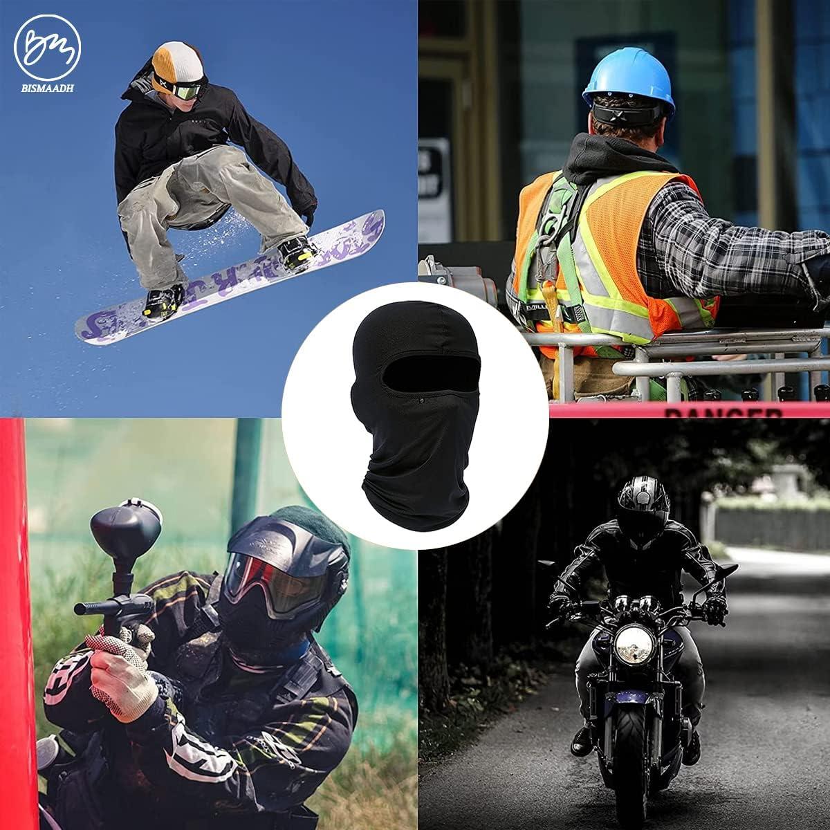 Balaclava BISMAADH Gris Unisex - Máscara de Esquí y Ciclismo