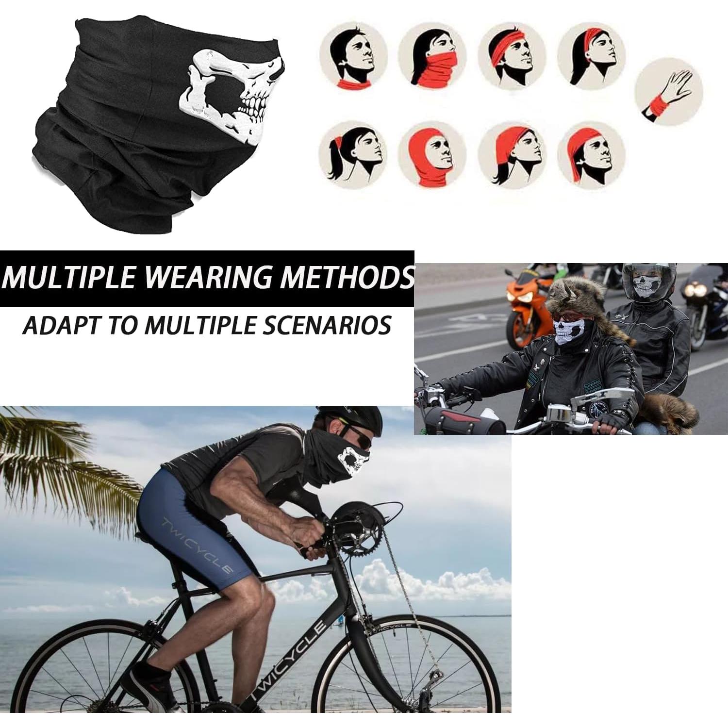 Conjunto de 4 Máscaras de Calavera Enignic para Deportes