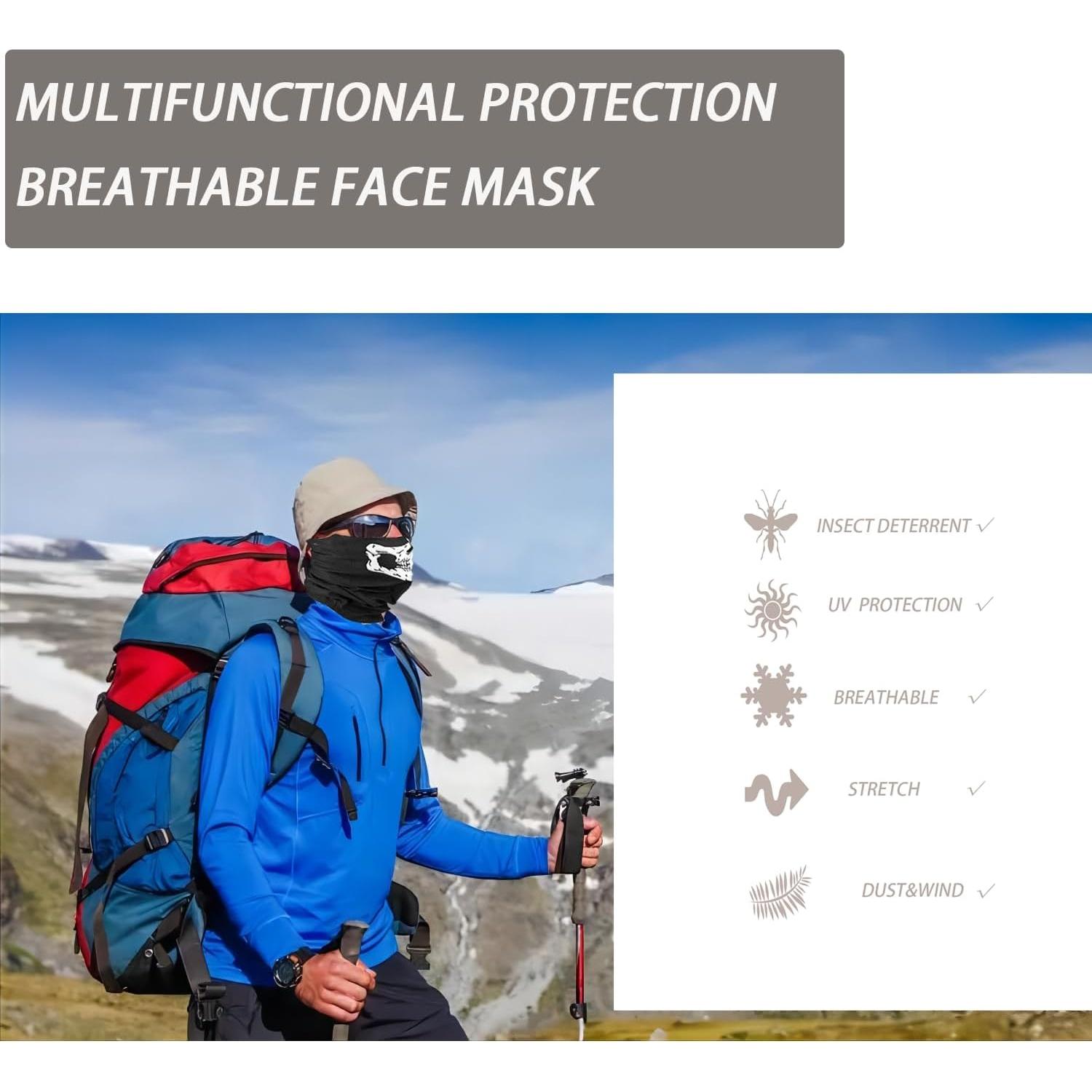 Conjunto de 4 Máscaras de Calavera Enignic para Deportes