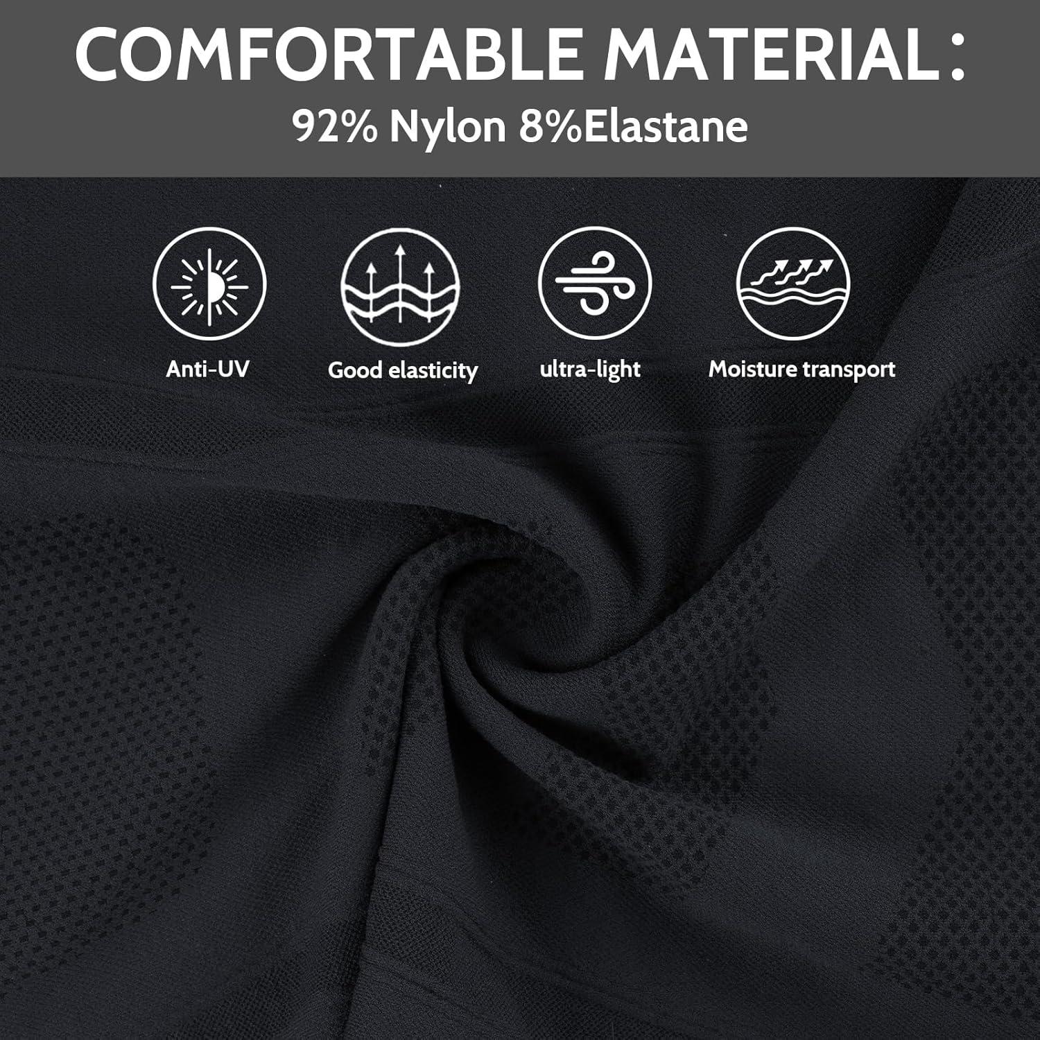 Calentador de Cuello Gaiter Invierno Unisex Negro y Gris