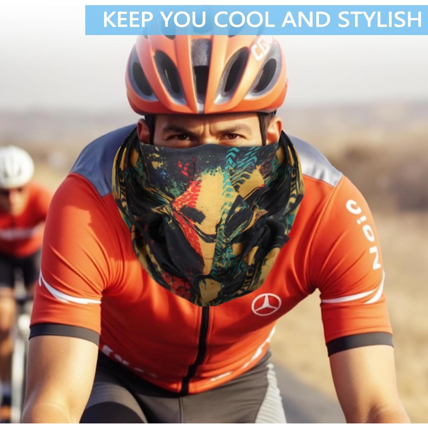 48 Piezas Gaiter de Cuello Poliéster Protección UV Unisex