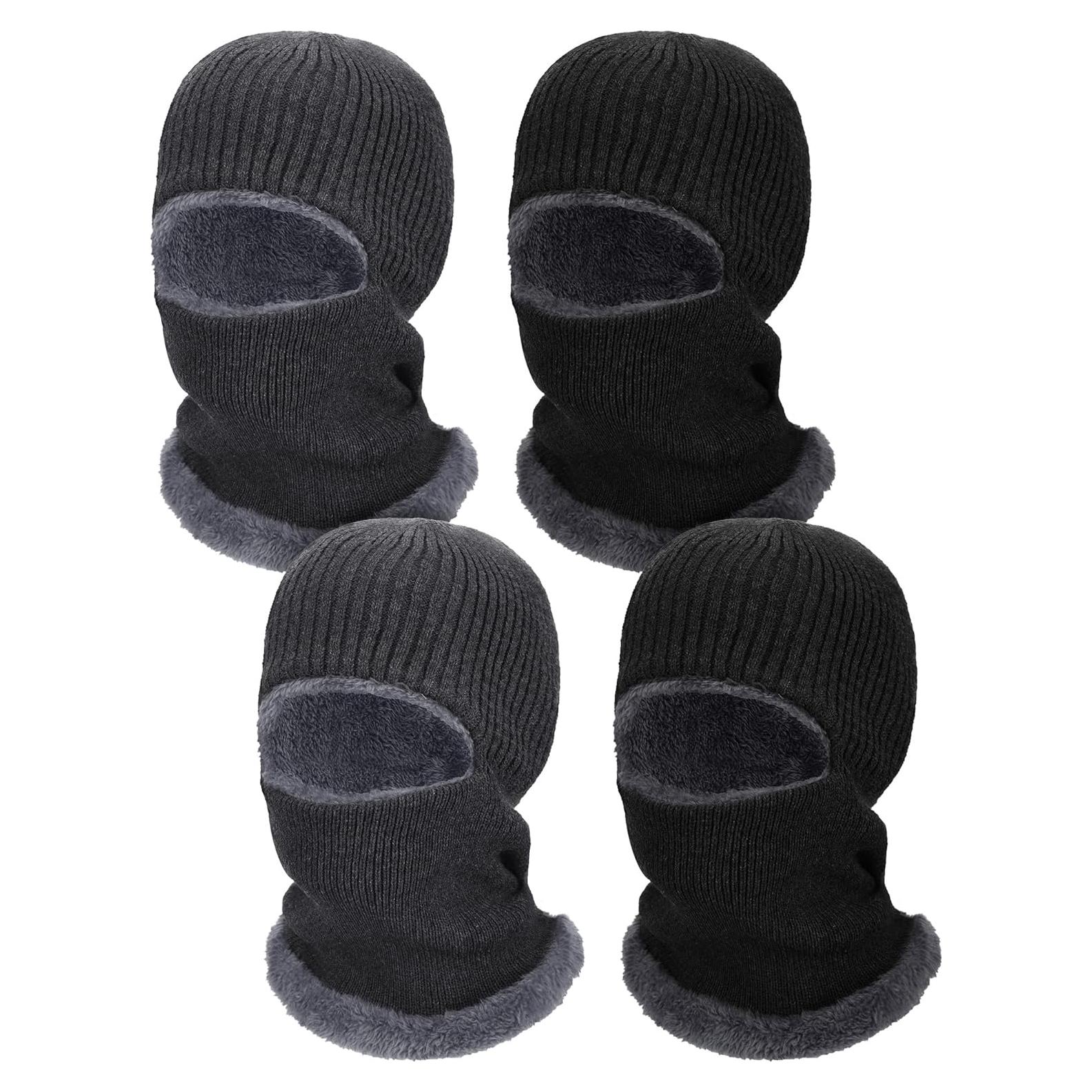 Bencailor 4 Piezas Balaclava Térmica Polar Unisex Invierno
