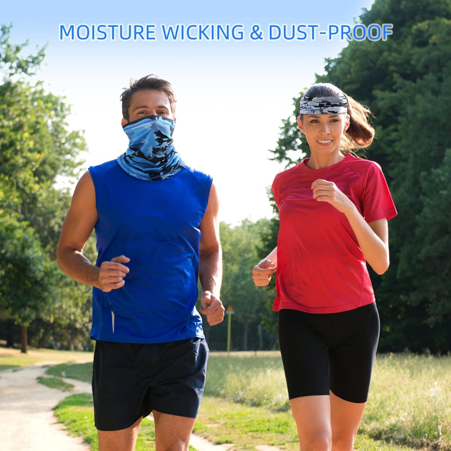 Paquete de 4 Gaiters de Cuello LEBOKEN - Transpirables y Multifuncionales