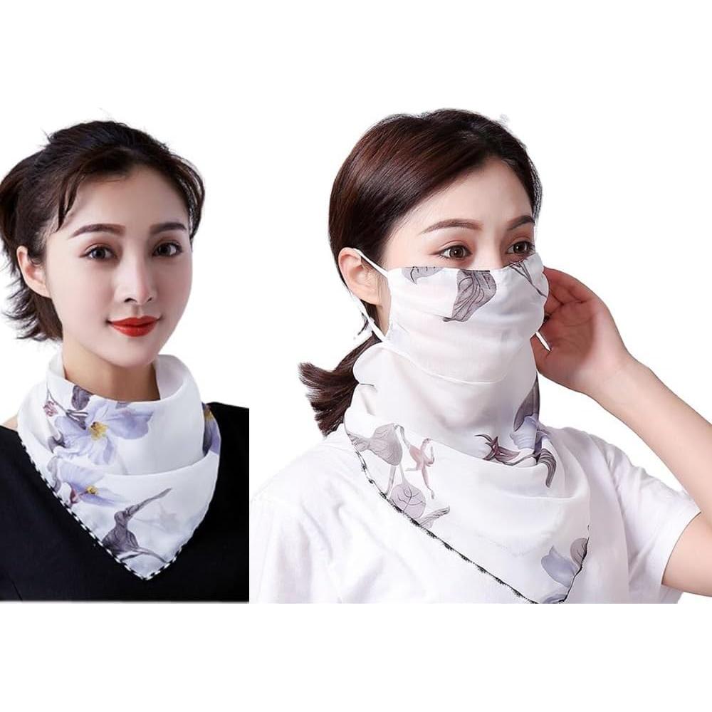 Paquete de 2 Bufandas UV para el Rostro Verano - Ajustables
