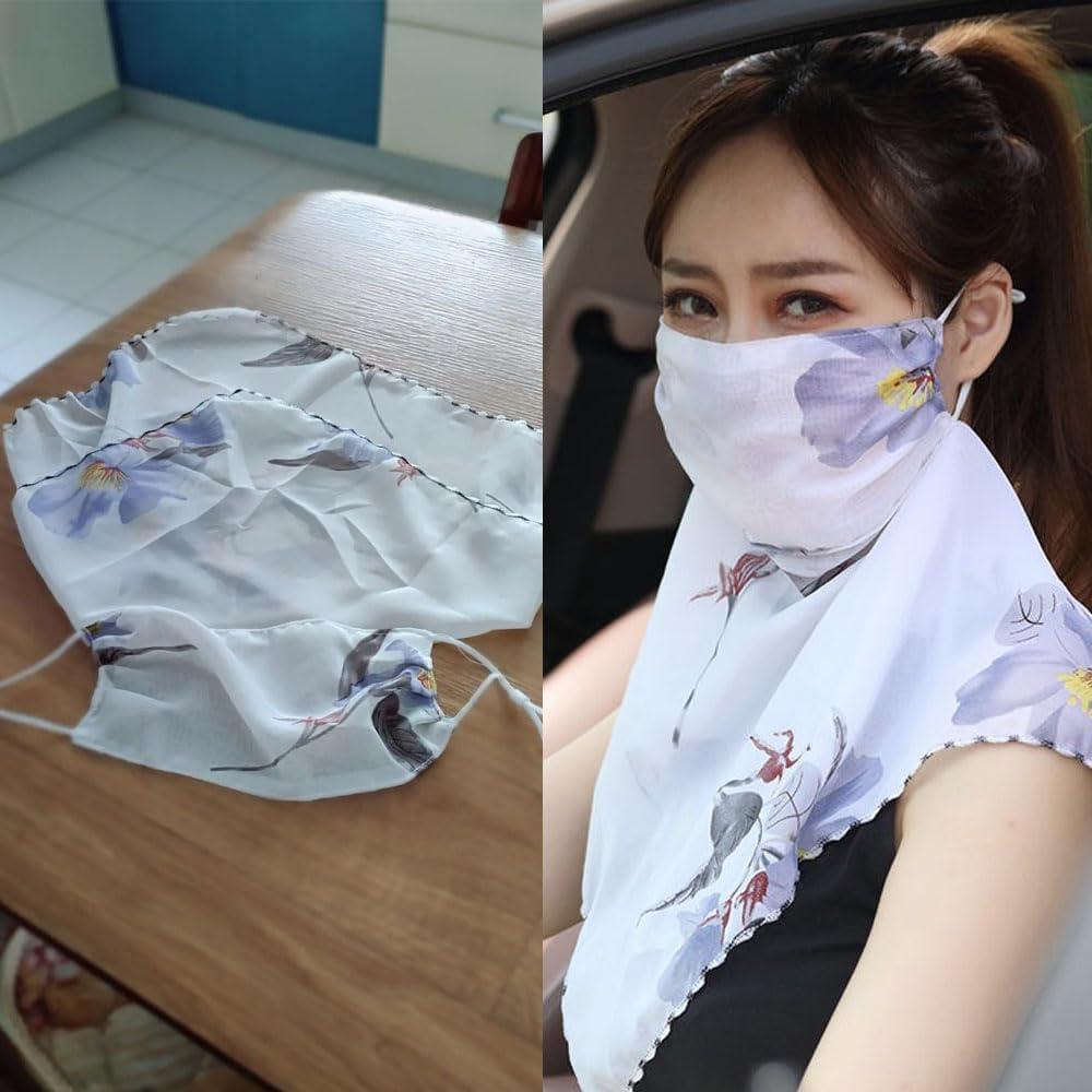 Paquete de 2 Bufandas UV para el Rostro Verano - Ajustables