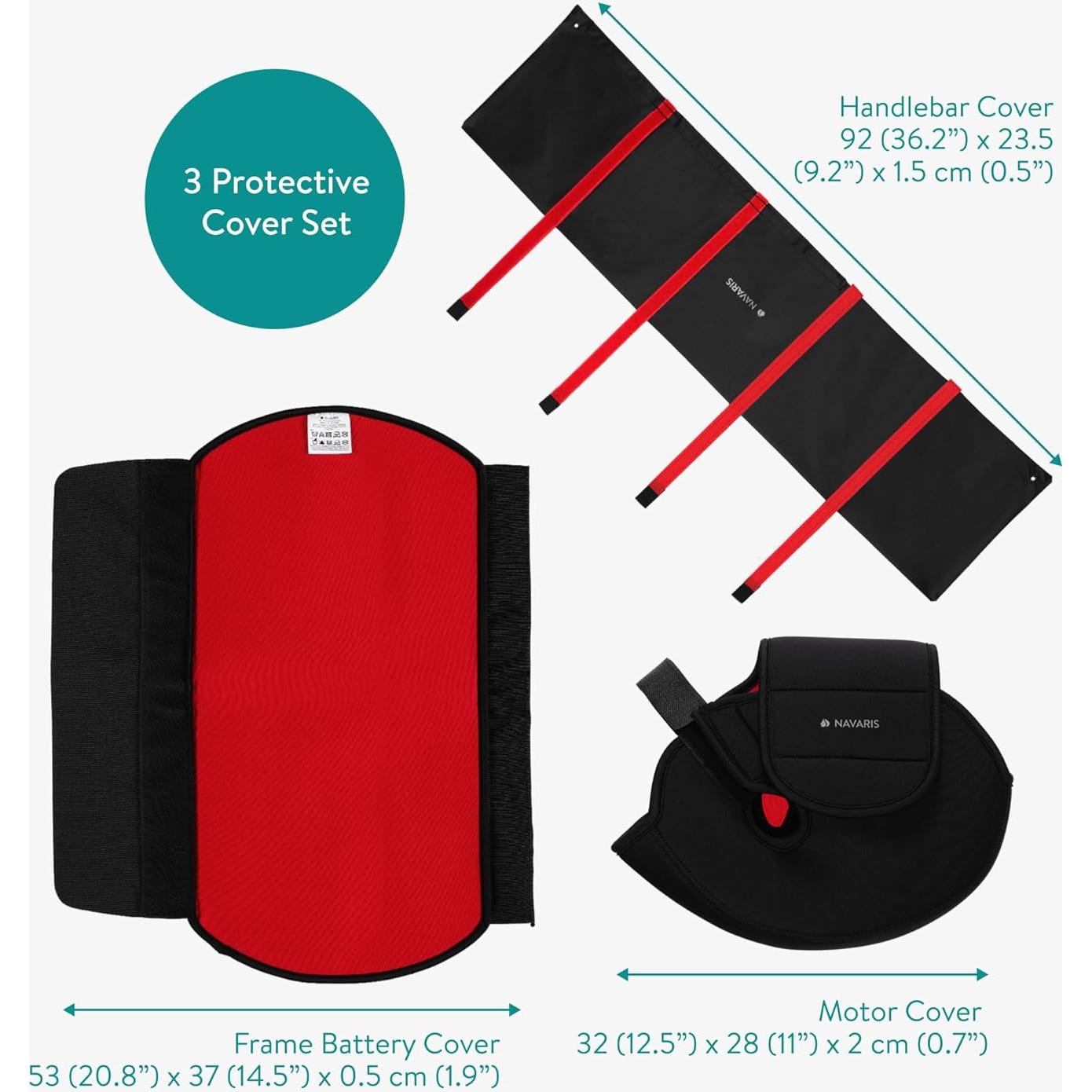 Juego de Accesorios para Bicicleta Eléctrica Navaris - 3 Piezas