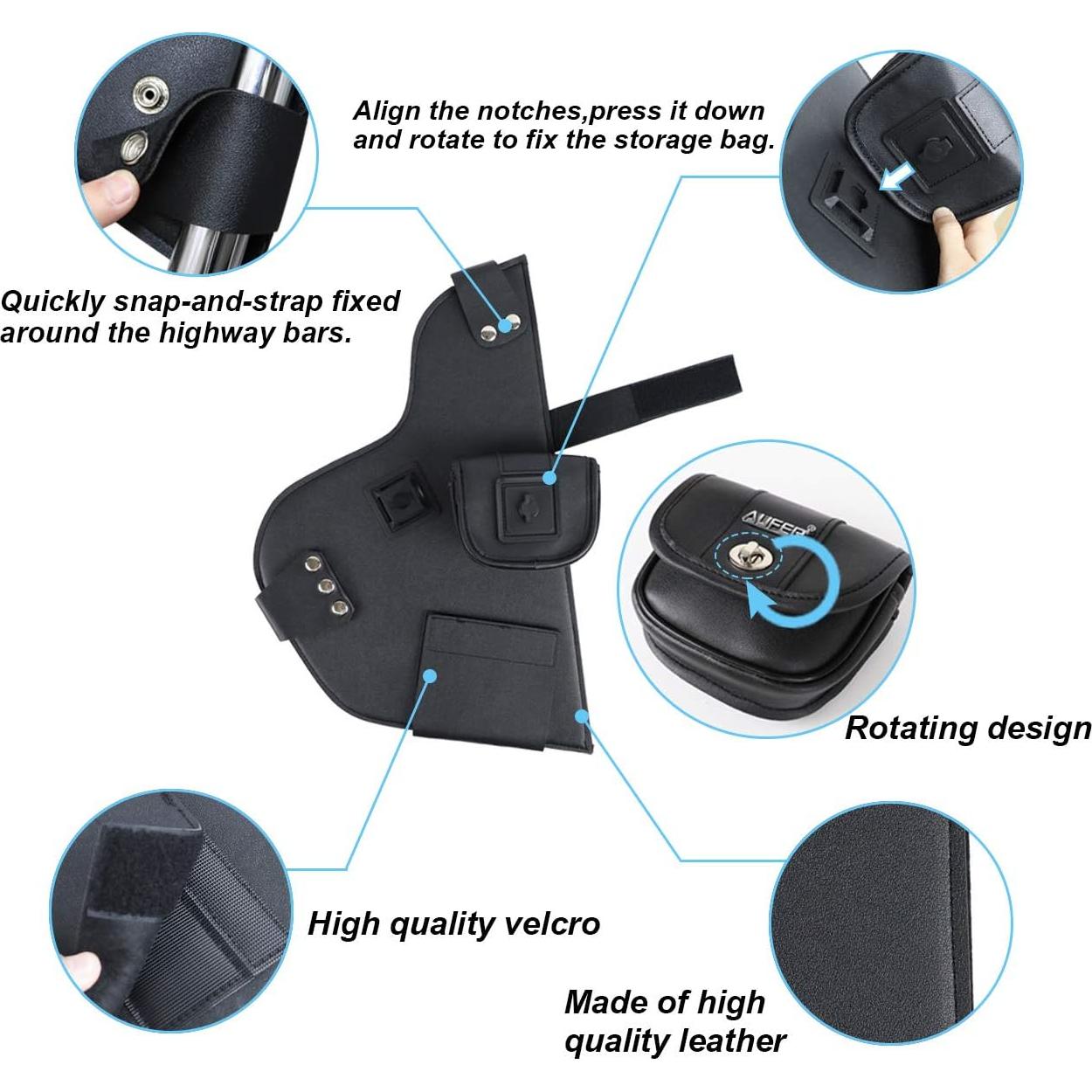 Cubierta de barras de choque AUFER para Indian Chief 2014+