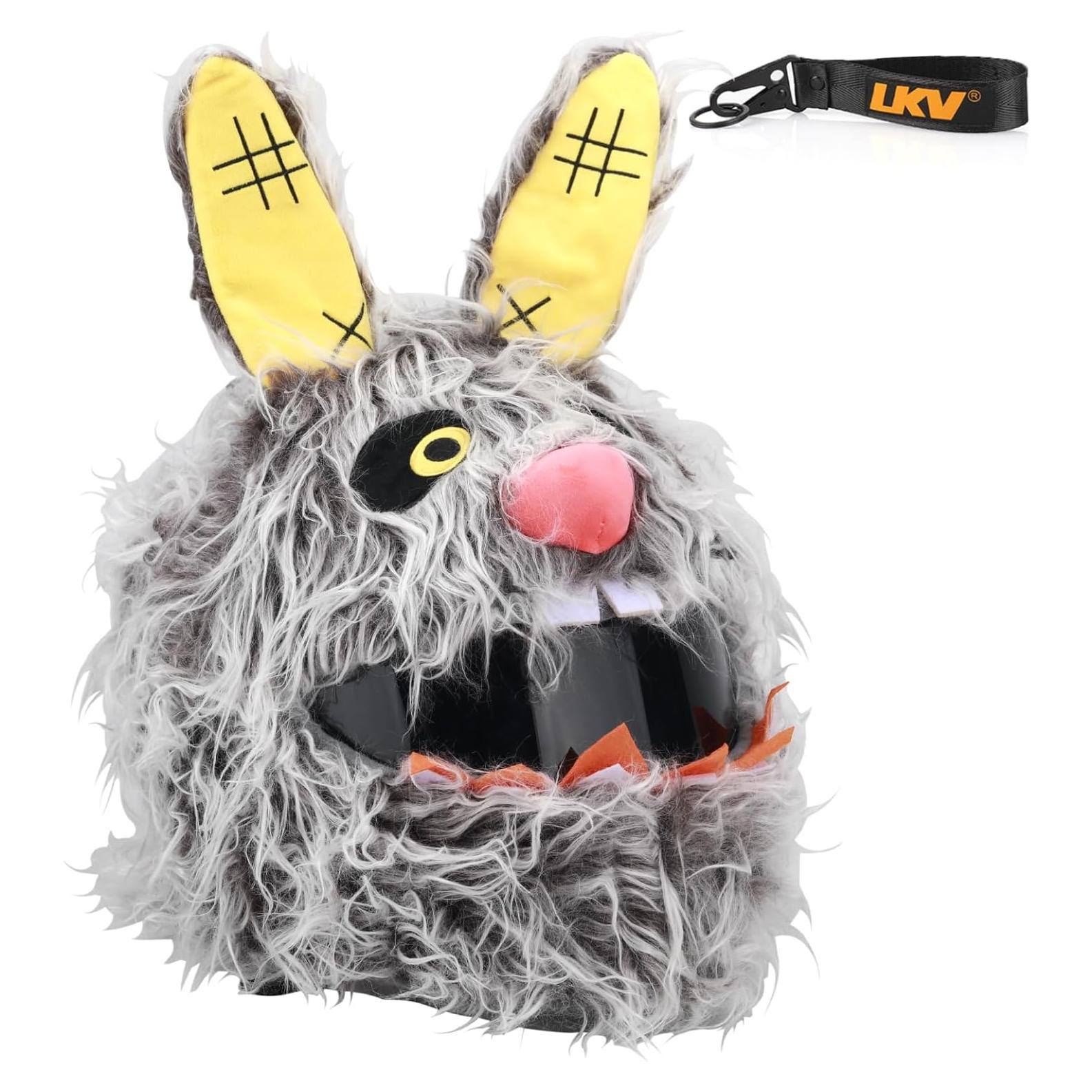 Cubierta de Casco de Motocicleta LKV Conejo Scar Rojo