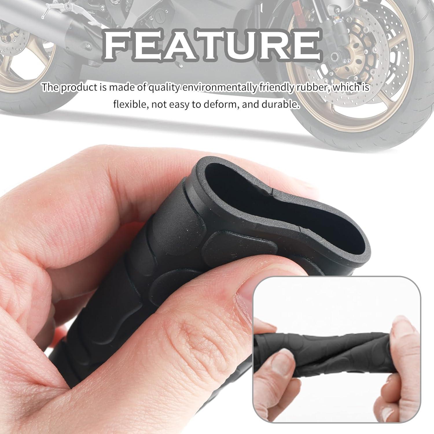 Cubiertas de Agarre Antideslizante YGDMD para Motocicleta 4PCS